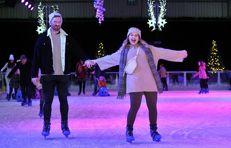 Ice Skating, Christmas Activity, Family Activity, Christmas Ice Rink, Festive Ice Rink, Ice Rink Worcestershire