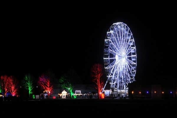 Giant Observation Wheel, Illuminated Light Trail, Family Day Out, Christmas Events