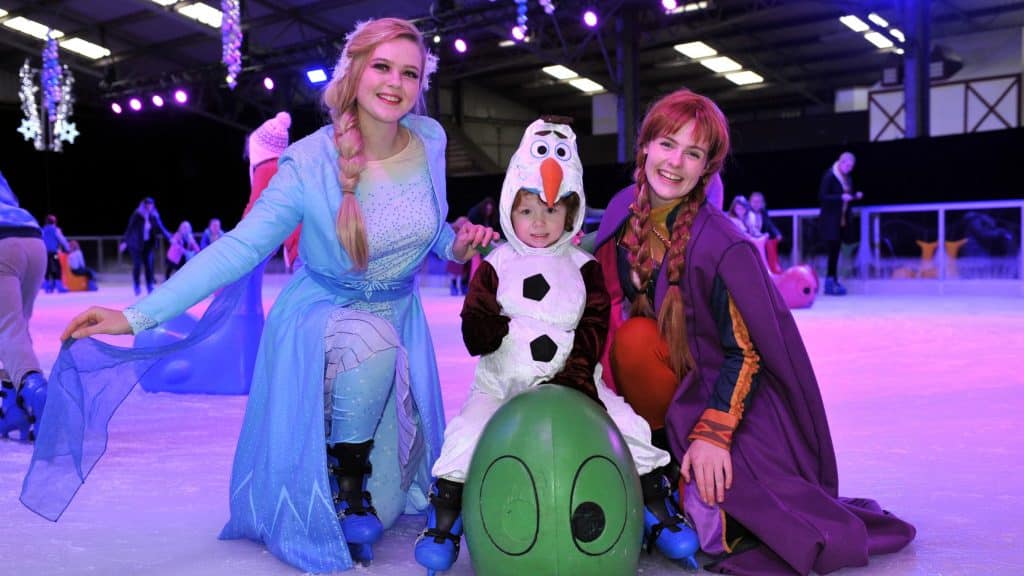 Ice princess party in Malvern at Winter Glow