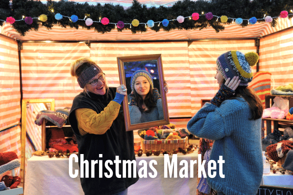 Christmas market at Malvern