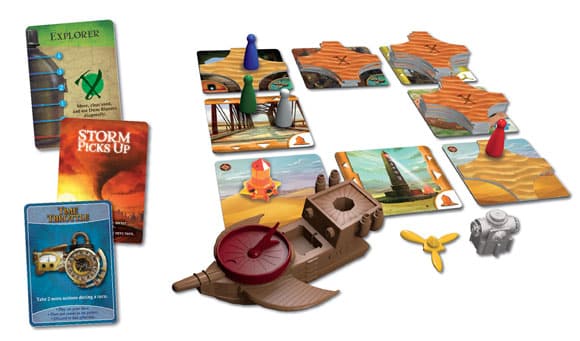 family-friendly co-op board game Forbidden Desert